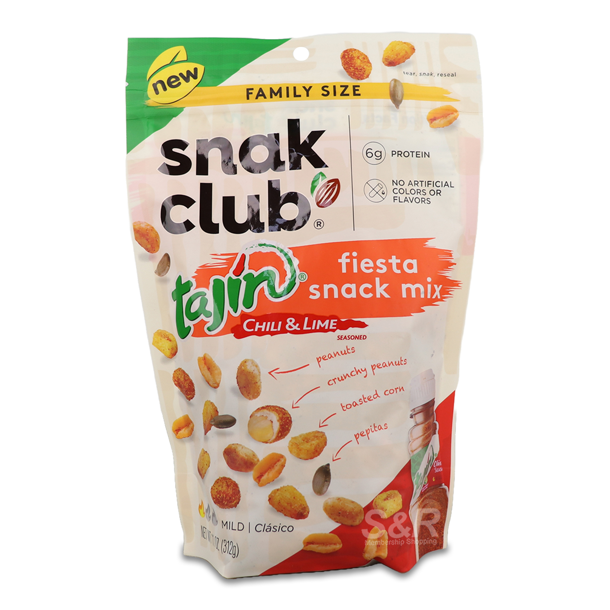 Snak Club Tajin Fiesta Snack Mix Chili and Lime Mild 312g